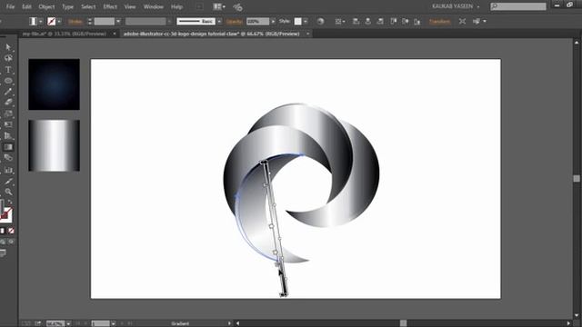 Adobe Illustrator CC 3D Logo Design Tutorial Claw смотреть онлайн