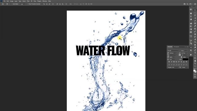 Water Splash Displacement Effect | Photoshop Tutorial смотреть онлайн