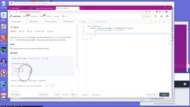 TwoSum,ThreeSum: Daily Programming 1 - 1Hr Java смотреть онлайн