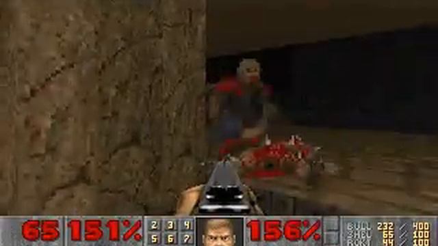 Doom 2 (PC DOS) - Map14 (The Inmost Dens) смотреть онлайн
