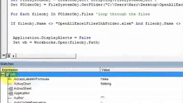 Open All Excel Files In A Folder using VBA - Download files at ExcelVBASql.com! смотреть онлайн