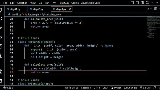 Master OOP Question-Solving with Python: DAY43 | Hierarchical Inheritance | OOPS QUESTIONS #day43 смотреть онлайн