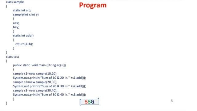 Java | Static data members, member functions & Method Overloading | Programs | CS8392 - OOP | 11 смотреть онлайн