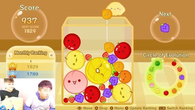 LANKYBOX Plays WORLD'S HARDEST GAME...!? (SUIKA GAME)