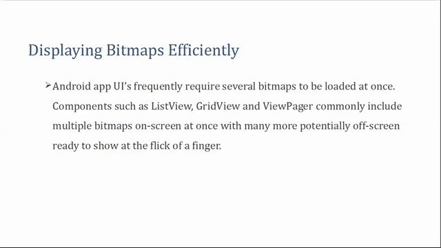 How to Display Bitmaps Efficiently in Java смотреть онлайн