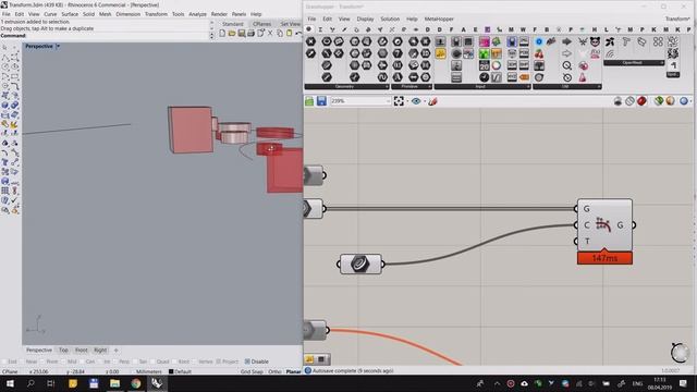 Ноды Morph в Grasshopper смотреть онлайн