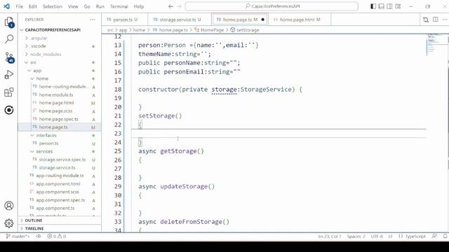 Ionic 6 storage service for CRUD with Capacitor Preferences API смотреть онлайн