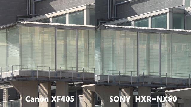 キャノンXF405 VS ソニーHXR-NX80 業務用4Kビデオカメラ画質比較 смотреть онлайн
