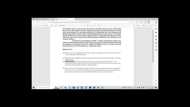 Create a query to modify a pre-created SQL View смотреть онлайн
