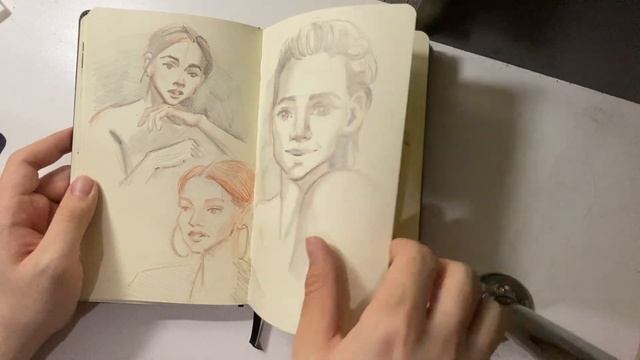 Обзор на скетчбук // Март-Май 2023 смотреть онлайн