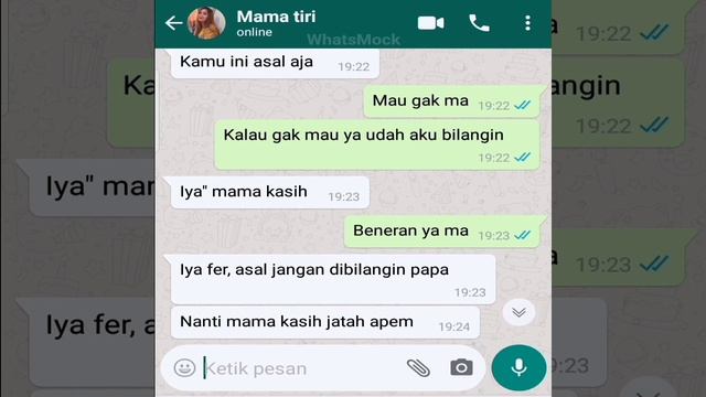 Bocah dilarang nonton!!! prank chat lucu part 3 - open bo mama tiri смотреть онлайн