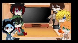 |Реакция разных персонажей из аниме на друг друга|Дазай|√5/6