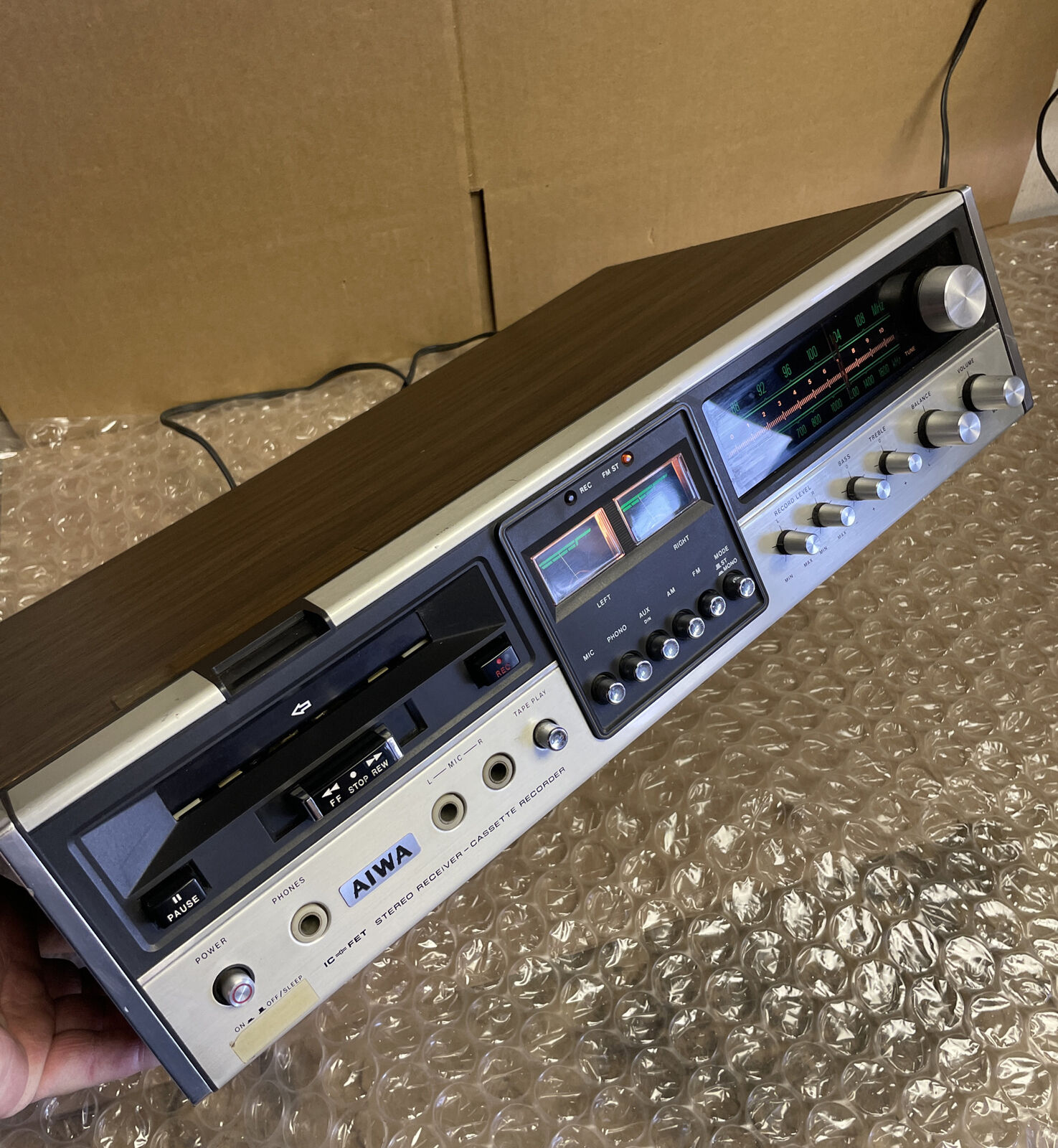 Aiwa TPR-3001 AM-FM Tuner Cassette Stereo Receiver -Aiwa TPR-3001-ЯПОГИЯ-70 Х