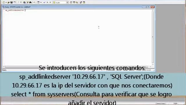LinkedServers SQL Server 2000 смотреть онлайн