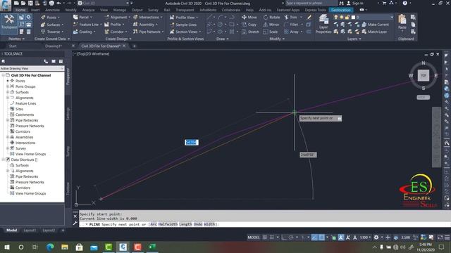 Center Line Alignment | Civil 3D 2020 | Alignment in Civil 3D | Engineer | Technology | Civil смотреть онлайн