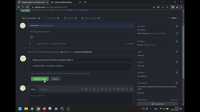 БАЗОВЫЕ ЗНАНИЯ GIT в Intellij IDEA c Java. Часть 2 - РЕШЕНИЕ КОНФЛИКТОВ, СЛИЯНИЕ ВЕТОК смотреть онлайн