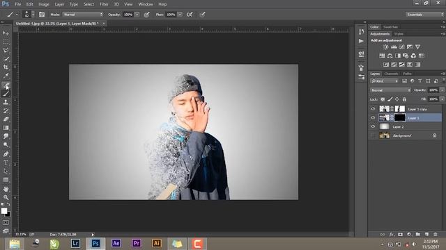 Cara Membuat Dispersion Effect - Tutorial Photoshop Bahasa Indonesia смотреть онлайн