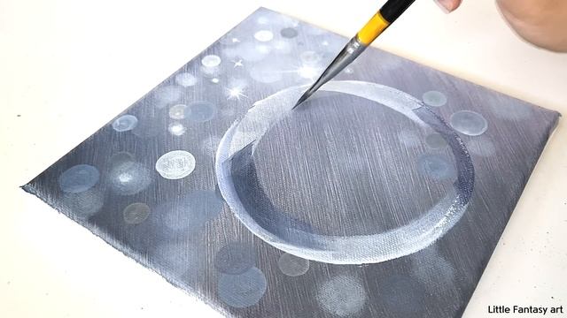 크리스마스 볼을 쉽게 그리는 방법 / 아크릴 페인팅 기법 смотреть онлайн
