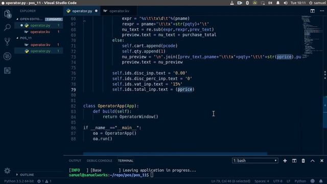 Python/Kivy POS System Part 3:POS Screen(Part 11) смотреть онлайн