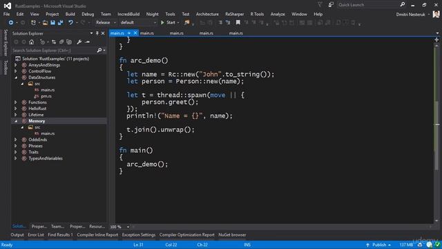 The Rust Programming Language - Atomic Reference Counted Variables Arc - Video 39 смотреть онлайн