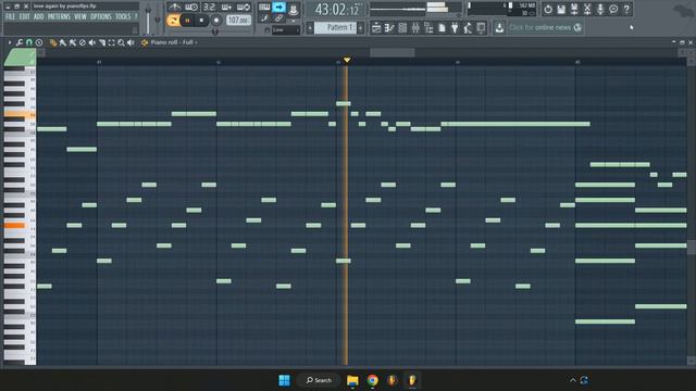 Kid Laroi - Love Again (MIDI + FLP) (FL Studio Piano Tutorial / Cover) смотреть онлайн