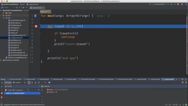 20- Kotlin || Loop Control- التحكم بالعبارات التكرارية смотреть онлайн
