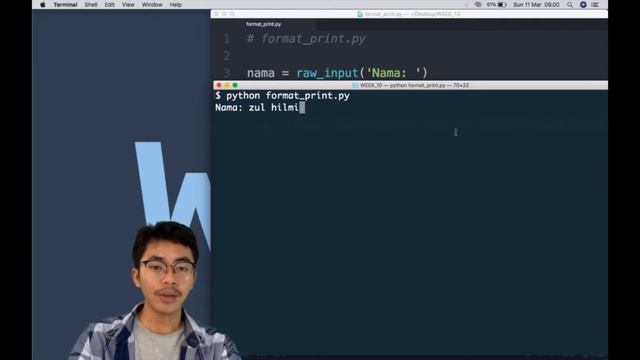 [5] Format Print // Python 2 смотреть онлайн