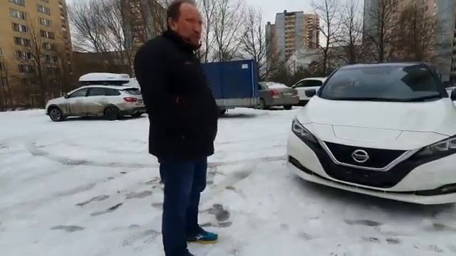 Nissan LEAF 40квт. Отзыв от клиента из Москвы смотреть онлайн