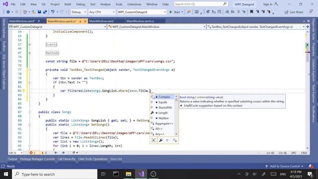 WPF Controls | 27-Datagrid | Search, Filter Rows , Filtering datagrid data| Part 10 смотреть онлайн
