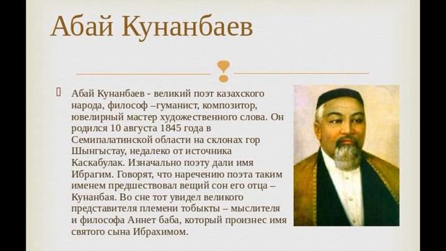 1 Абай Кунанбаев Первое слово смотреть онлайн