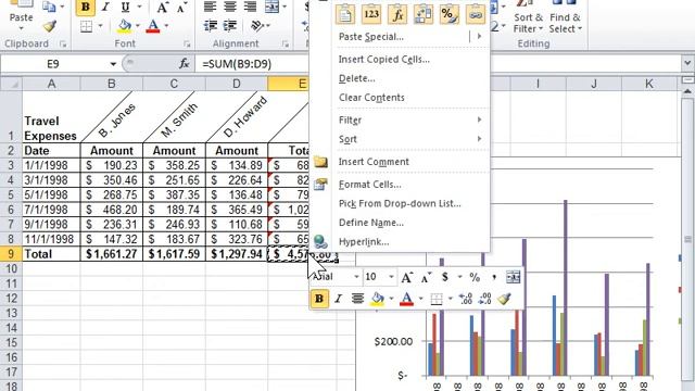 Replace a Formula with Its Calculated Value - Excel 2010 смотреть онлайн