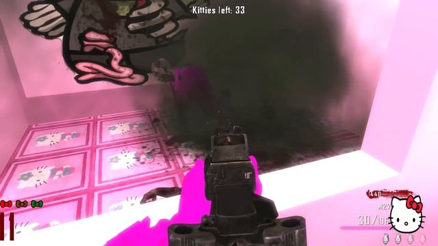 HELLO KITTY ZOMBIES 2016 - Call of Duty Zombies Custom Map Gameplay смотреть онлайн