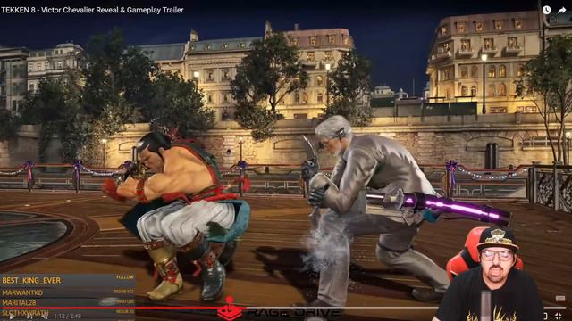 VIKTOR NEW CHARACTER IN TEKKEN 8 ! MY REACTION AND BREAKDOWN