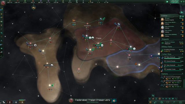 Stellaris Caelum Part 2 Theian Preservers (Slow Play, Chill) смотреть онлайн