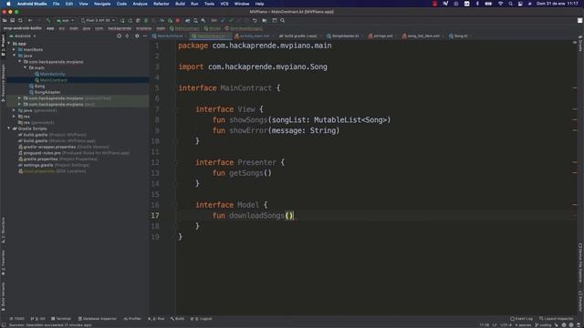 4 - Creando un contrato para MVP en Android смотреть онлайн
