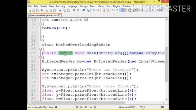 Method Overloading | java | class and object | Example | Tamil смотреть онлайн