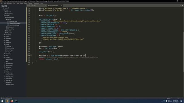 Thawani Pay Ecommerce API Integration In Laravel | Payment Gateway Integration In PHP | API CURL смотреть онлайн