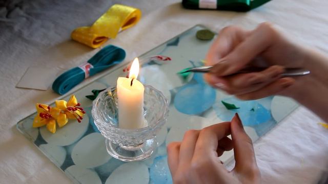 DIY Kanzashi, Канзаши лилии