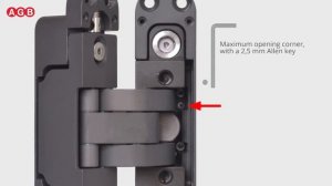 AGB ECPLIPSE Self. Комплект петель с доводчиком.