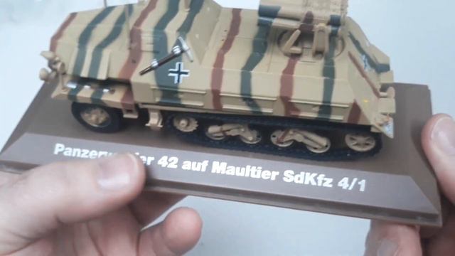Panzerwerfer 42 Maultier Sd.Kfz 4/1 German World War 2 Rocket Launcher Half Track 1/43 Diecast Atla смотреть онлайн