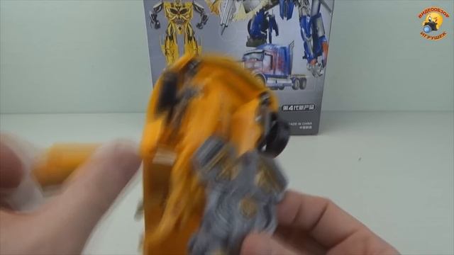 Игрушка трансформер Бамблби трансформация Toy Transformers Bumblebee смотреть онлайн