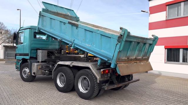 Mercedes-Benz 2646 Actros MP1 3-Seiten-Kipper mit Bordmatic und Hydr. Klappe смотреть онлайн
