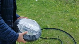 Гибкий садовый пластиковый бордюр Манго в бухтах по 10 метров и 30 колышек.