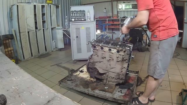 Форд Транзит 2.2 TDCI Стук в двигателе *дефектовка*