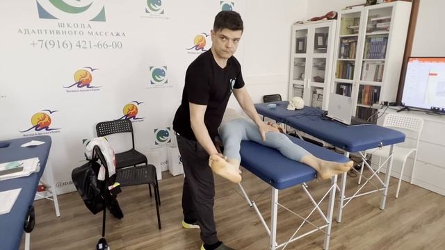 Тестирование большой ягодичной, средней и малой ягодичных