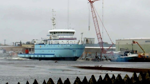 Launching of the ARRV (Alaska Region Research Vessel) смотреть онлайн