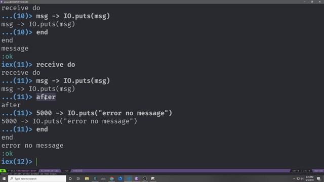 Introduction to Elixir - Concurrency Primitives, Processes, and Message Passing - Part Eight смотреть онлайн