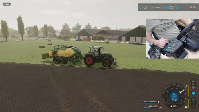 ? #fs22 #BENZ_NWM европейский формат. #стрим 24 Farming Simulator Заготовка сена. смотреть онлайн