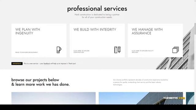 Hank - Construction WordPress theme company 13 Sakamichi смотреть онлайн
