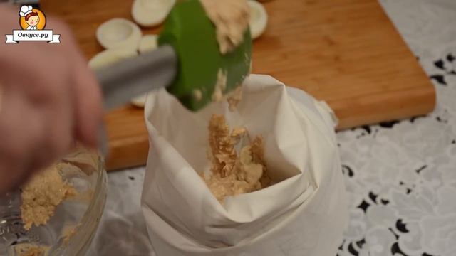 Фаршированные яйца с печенью трески смотреть онлайн